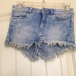 Denim shorts